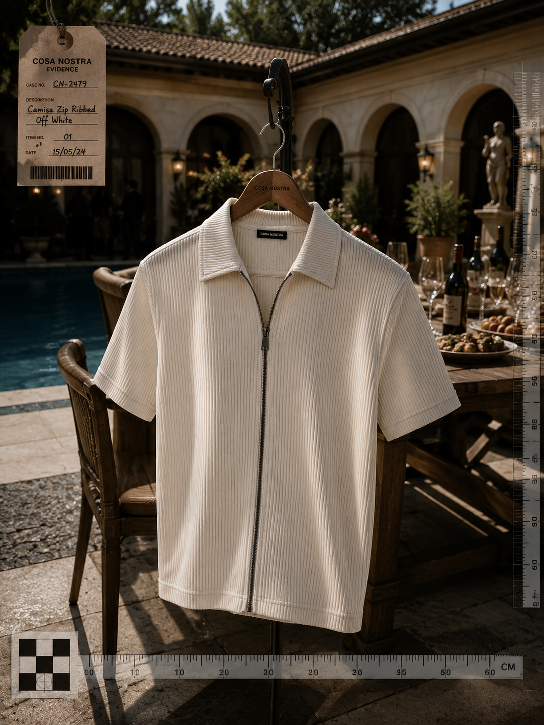 Camisa Seoul Pleated Zip