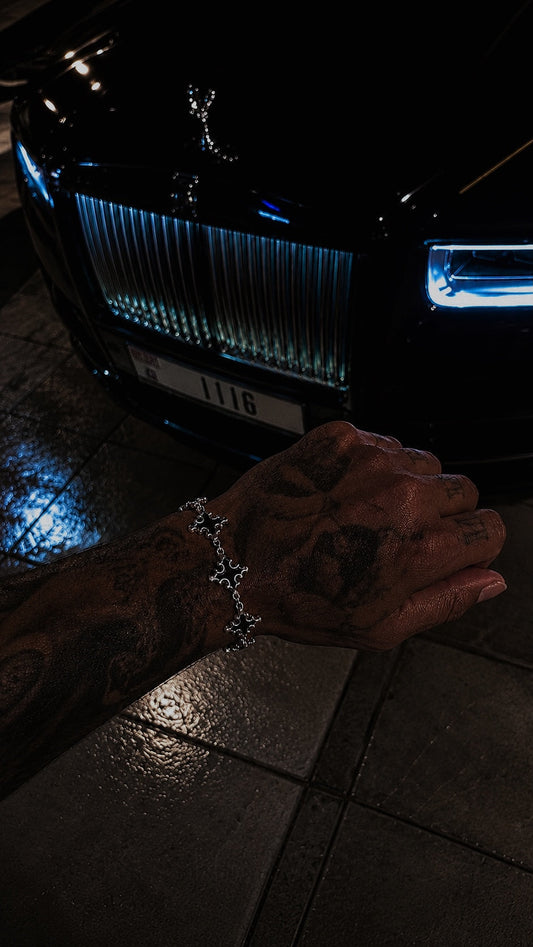 Pulsera Black Cross Noir