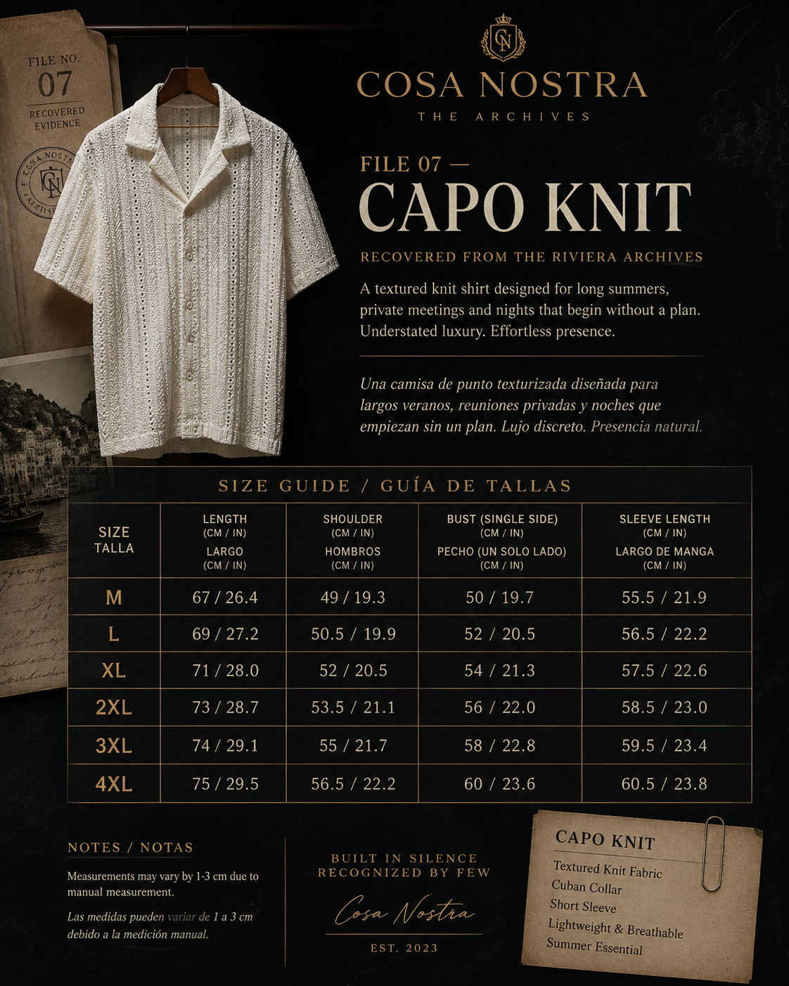 Camisa Tejida Capo