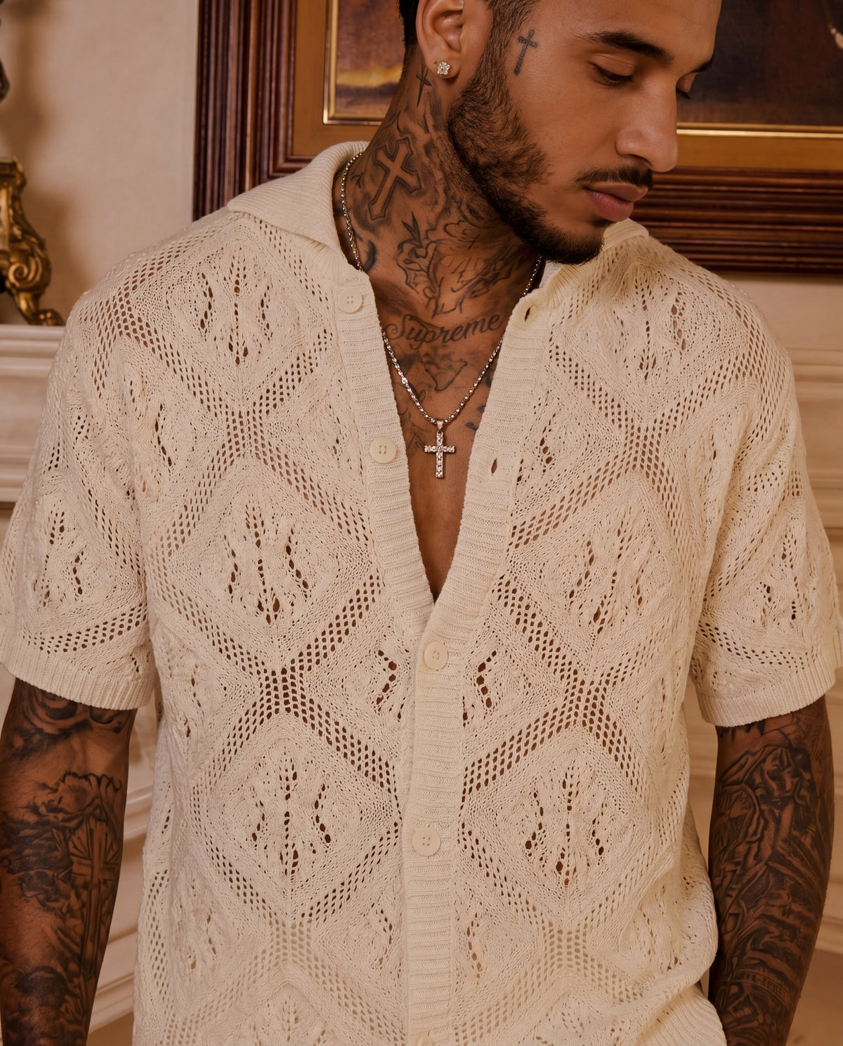 Camisa Porto Crochet
