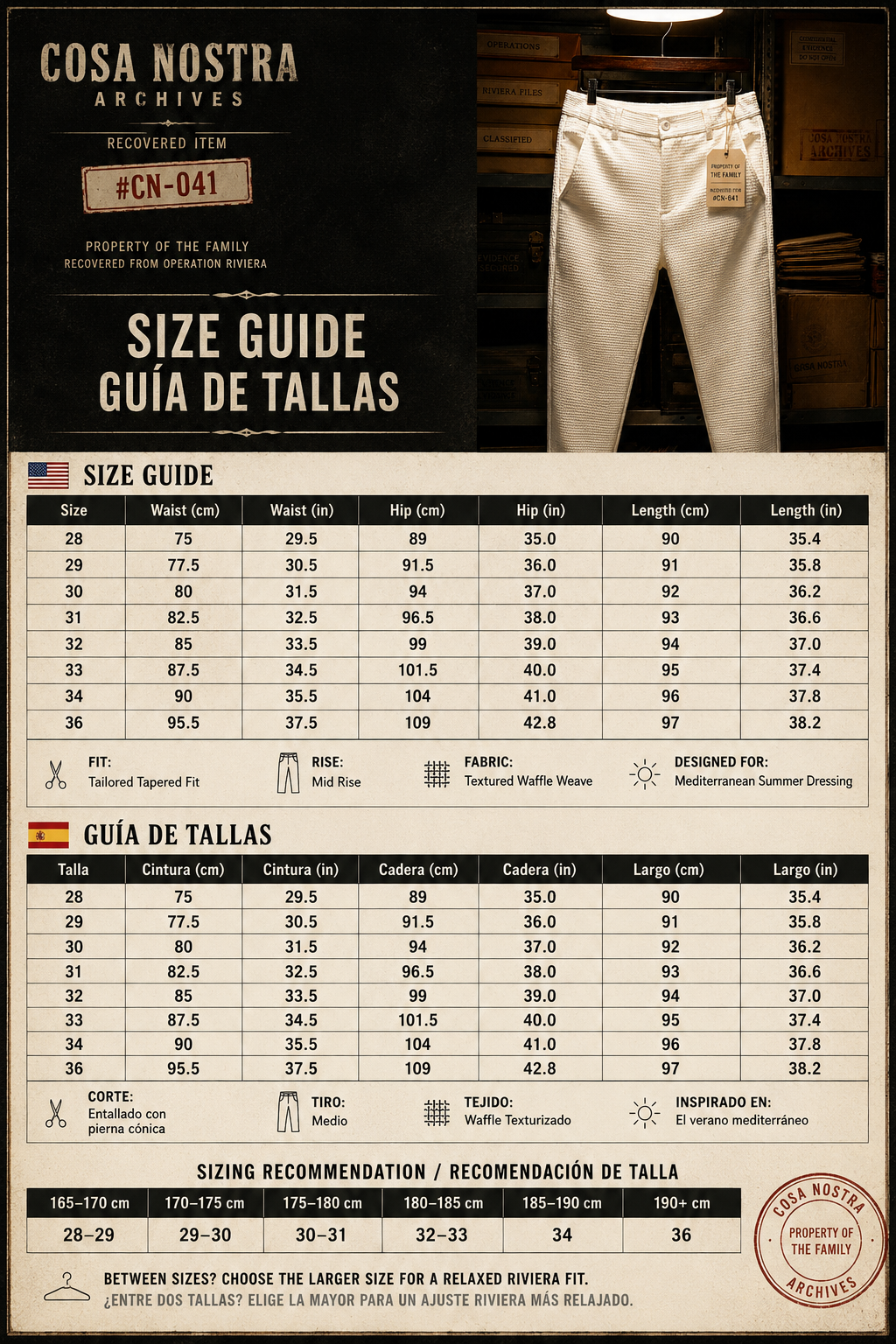 Pantalón Summer Ledger